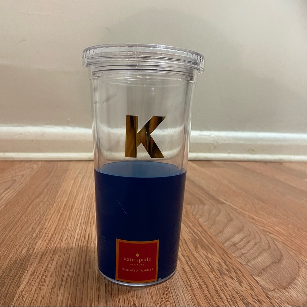 Kate Spade Tumbler with Letter “K”